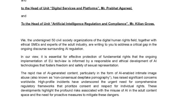 Open Mind AI strebt nach Einbeziehung in die KI-Debatte der EU