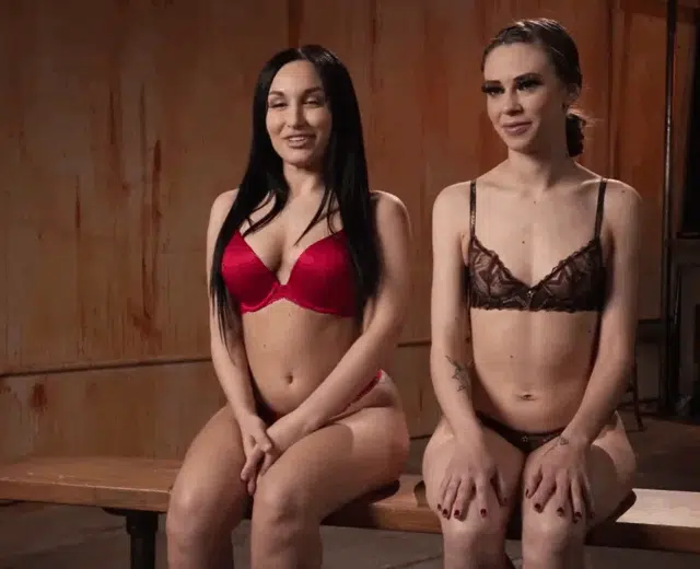 BDSMInterview mit Gabriela-Paltrowba und Alexa Nova von Kink.com